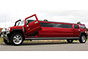 Lambo Door Red H2 Hummer Hire